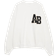 Anine Bing Miles Oversized Sweatshirt Letterman - Off White