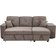 Simplie Fun Sectional Sofa Bed With Storage Grey Sofa 241.3cm 3pcs 3 Seater