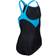 Arena Vortex Print Swimsuit - Black/Turquoise