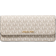 Michael Kors Jet Set Large Signature Logo Snap Front Wallet - Vanilla/Acorn