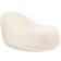 ICON Giant Luxurious Furry Living Room Cream Bean Bag