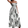 Shein Frenchy Women's Printed Spaghetti Strap Maxi Dress With Shirred And Wrap Detail