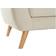 Dkd Home Decor Chaise Longue Cream Sofa 226cm 3 Seater