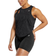 Gymshark Adapt Safari Seamless Drop Arm Lifting Tank - Black/Asphalt Grey