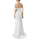 Coast Floral Bardot Fishtail Wedding Dress - Ivory