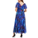 Scarlett & Jo Isabelle Float Sleeve Maxi Dress - Blue Rose