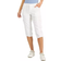 Style & Co Women's Cargo Capri Pants - White