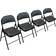 TekBox Folding Black Chair 4pcs