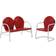 Crosley Furniture Retro Loveseat Patio Outdoor Lounge Set, Table incl. 1 Chairs & 1 Sofas