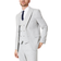 Burton Slim Fit Heathered Wedding Suit Jacket - Grey