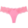 Victoria's Secret Women's Lace-Trim Thong Panty - Tickled Pink