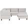 Beliani Unstad with Foot Stool Light Beige Sofa 228cm 6pcs 5 Seater