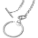 Pandora Moments O Pendant T Bar Necklace - Silver