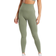 Gymshark Cotton Seamless Leggings - Base Green