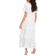 Quiz Jacquard Tiered Midaxi Dress - White