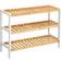 Dayplus 3 Tier Natural Shoe Rack 70x54.5cm