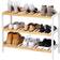 Dayplus 3 Tier Natural Shoe Rack 70x54.5cm