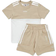 Adidas Kid's Originals Colour Block T-shirt & Shorts Set - Brown