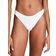 Victoria's Secret Pink Cotton High Leg Thong Panty - Optic White Pointelle