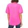 Vince Camuto V Neck Puff Sleeve Blouse - Hot Pink