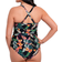 Curvy Kate Cuba Libre Plunge Tankini Multiway Top Print - Multicolour