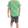 Adidas Infant Originals Mono All Over Print T-shirt/Shorts Set - Green/Grey (IW0743)