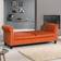 Artemis Home Maplewood Click-Clack Reclining Orange Sofa 217cm 3 Seater