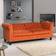 Artemis Home Maplewood Click-Clack Reclining Orange Sofa 217cm 3 Seater