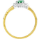 T.H.Baker Cluster Ring - Gold/Silver/Green/Transparent