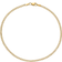 Primal Gold Curb Link Chain Anklet - Gold