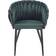 Beliani Milan Dark Green Kitchen Chair 80cm 2pcs