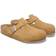 Birkenstock Boston Suede Leather Embossed - Corduroy Cork Brown