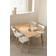 Sklum Kerhen Brown /Natural Dining Table 90x150cm