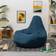 Bean Bag Bazaar Designer Recliner Gaming Blue/Green Bean Bag