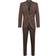 Jack & Jones Franco Super Slim Fit Suit - Brown/Mulch