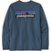 Patagonia Men's Long Sleeved P 6 Logo Responsibili Tee - Utility Blue