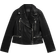 AllSaints Cargo Distressed Biker Jacket - Black/Grey