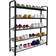 RAM ONLINE 5 Tier Black Shoe Rack 71x75cm