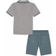 Calvin Klein Little Boy's Heather Pique Polo Shirt & Twill Shorts - Assorted