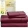 California Design Den 400 Thread Count Bed Sheet Red (259.1x228.6cm)