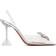 Amina Muaddi Rosie Glass Sling Heels - Transparent