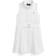 Ralph Lauren Kid's Belted Cotton Oxford Shirtdress - White (661856)