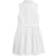 Ralph Lauren Kid's Belted Cotton Oxford Shirtdress - White (661856)