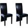 vidaXL Faux Leather Black Kitchen Chair 94cm 2pcs