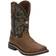 Justin Fireman Square Toe Cowboy - Black/Brown