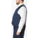 KingSize Big and Tall KS Signature Collection Easy Movement 5 Button Suit Vest - Navy Check