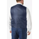 KingSize Big and Tall KS Signature Collection Easy Movement 5 Button Suit Vest - Navy Check