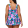 Raisins Curve Trendy Plus Size Lucia Tummy Control Swimdress - Multicolor