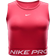 Nike Women's Pro Dri Fit Cropped Tank Top - Aster Pink/Pinksicle/White