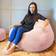 Rucomfy Luxury Plush Pink Bean Bag